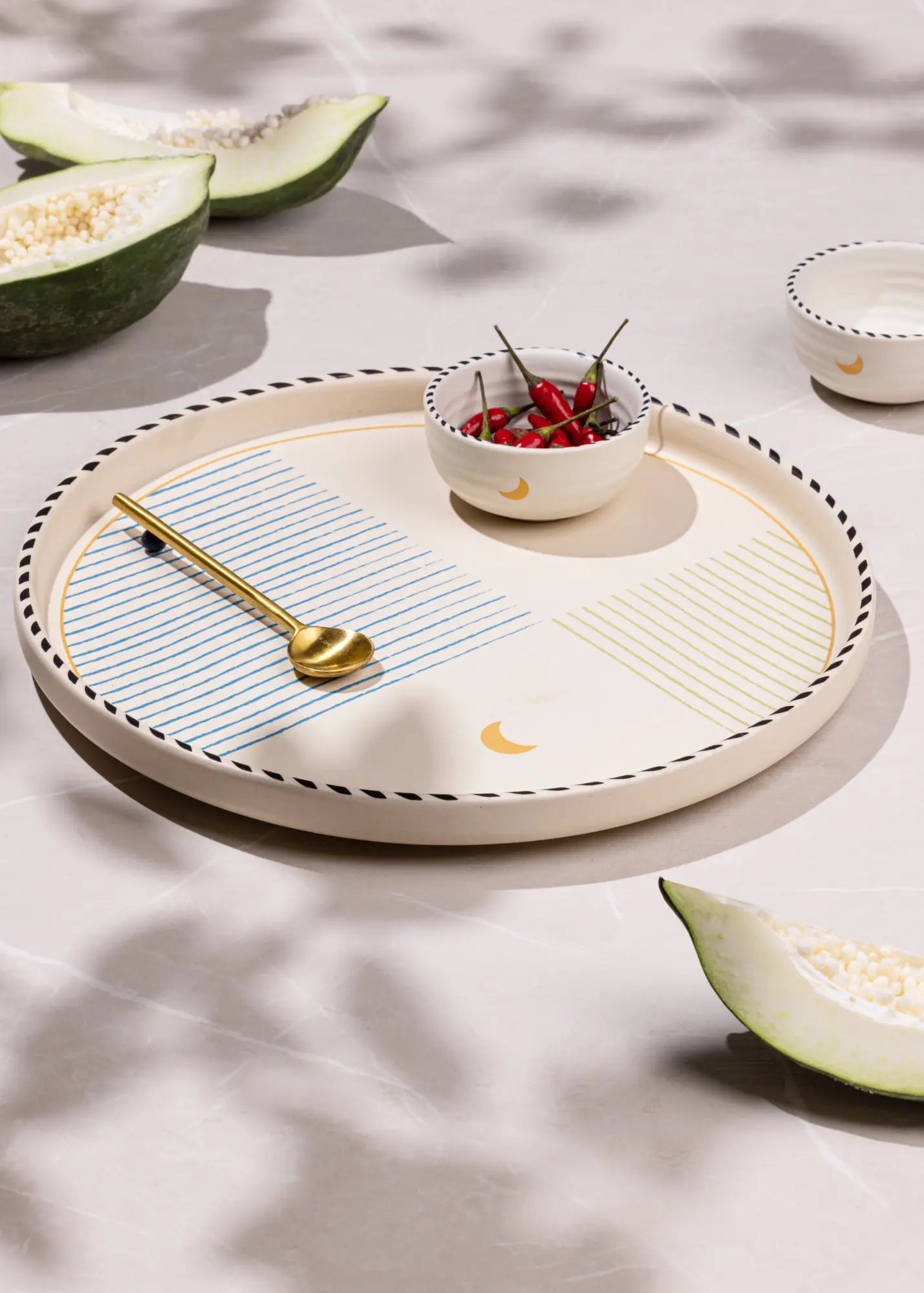 Mirissa Tall Edge Platter - Large