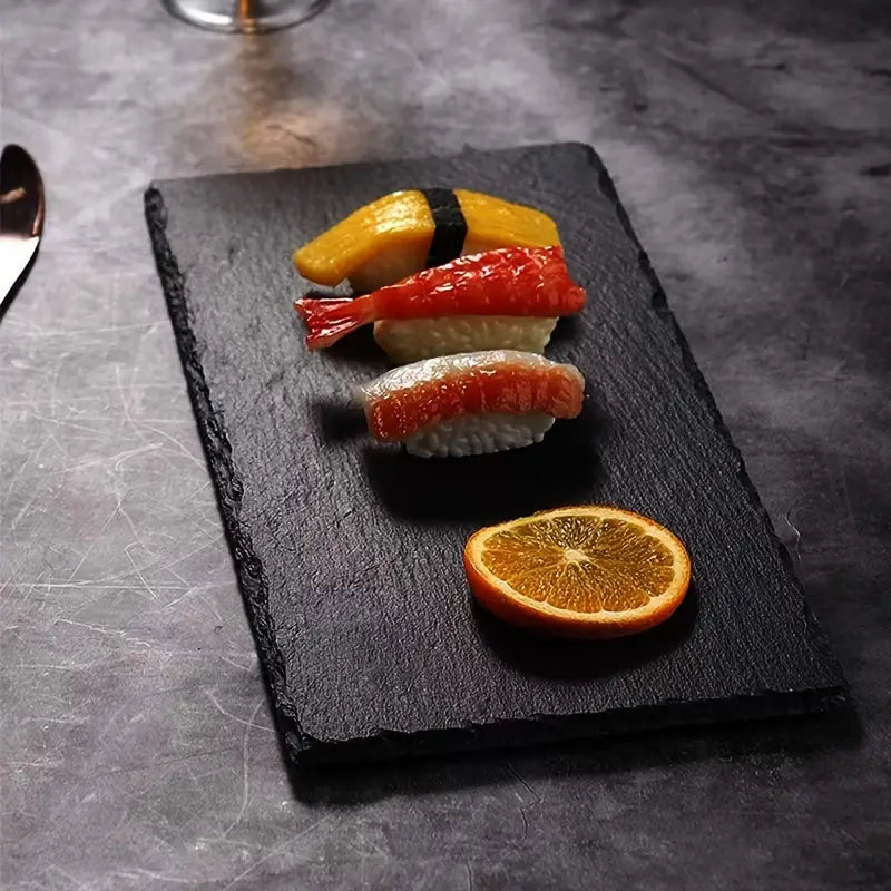 Premium Black Marble Serving Platter