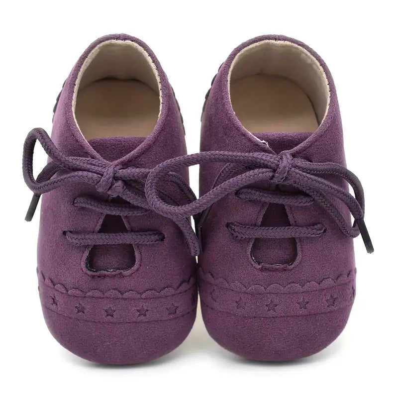 Vintage Star Pattern Toddler Sneakers | Casual Lace-Up Shoes for Boys & Girls
