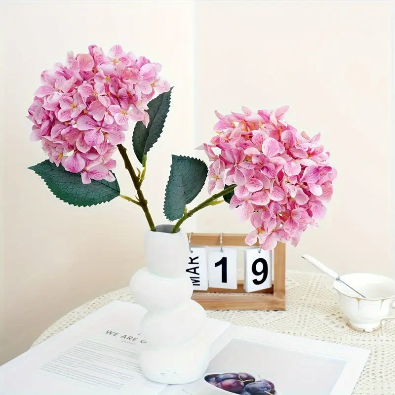 Artificial Hydrangea Flowers - Silk Wedding Bouquet Centerpieces