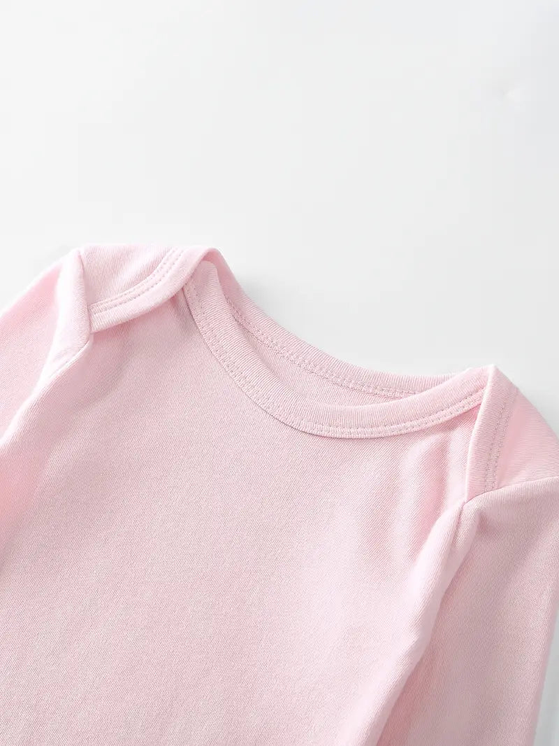 Ensemble 2 pièces en coton pour nouveau-né | Body et pantalon – Tissu en maille extensible