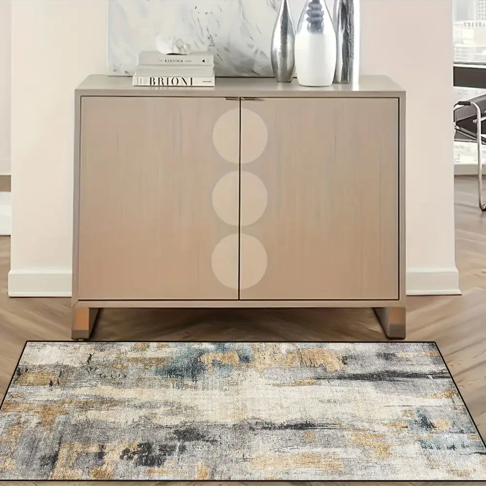 Bohemian Style Non-Slip Soft Runner Rug - Water-Resistant, Washable