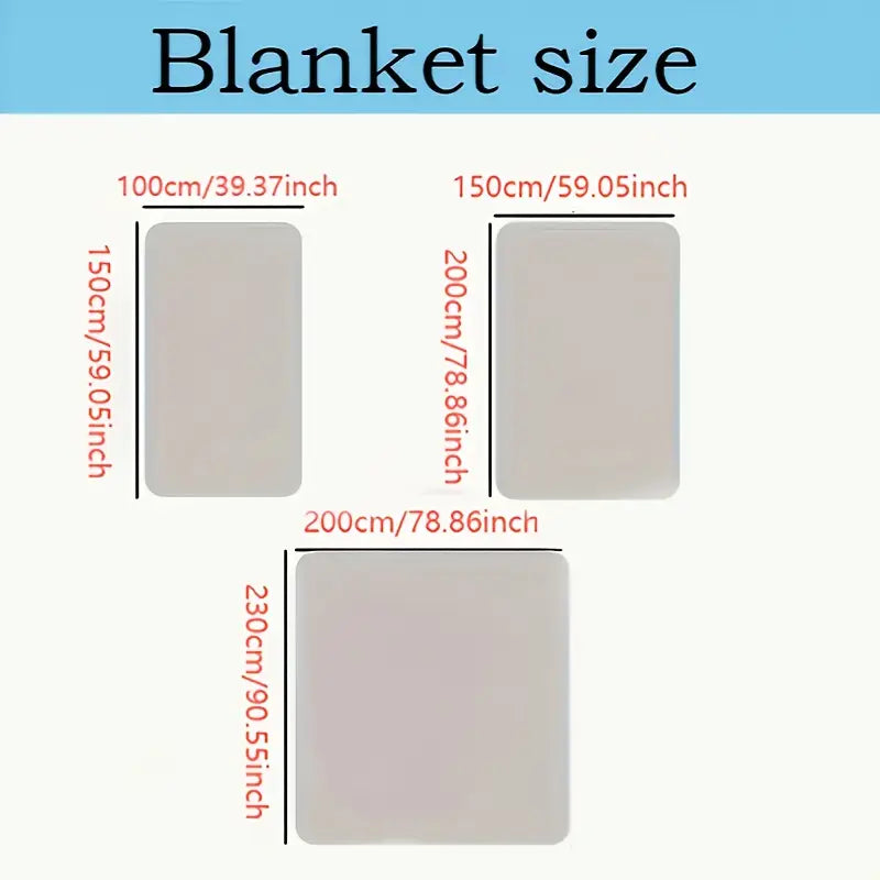 Milk Velvet Blanket - Soft European Throw for Travel & Camping