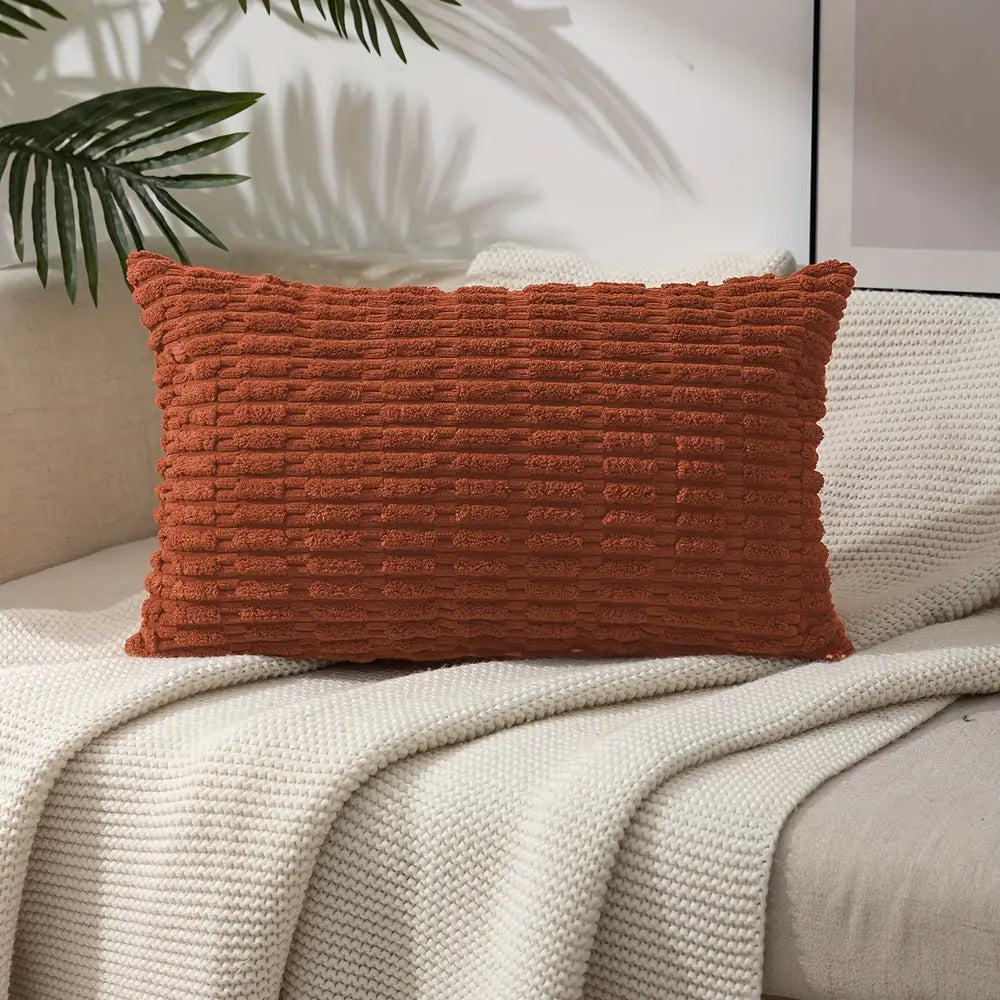 1pc, Rust Colour Throw Pillow Cover for Home Decor