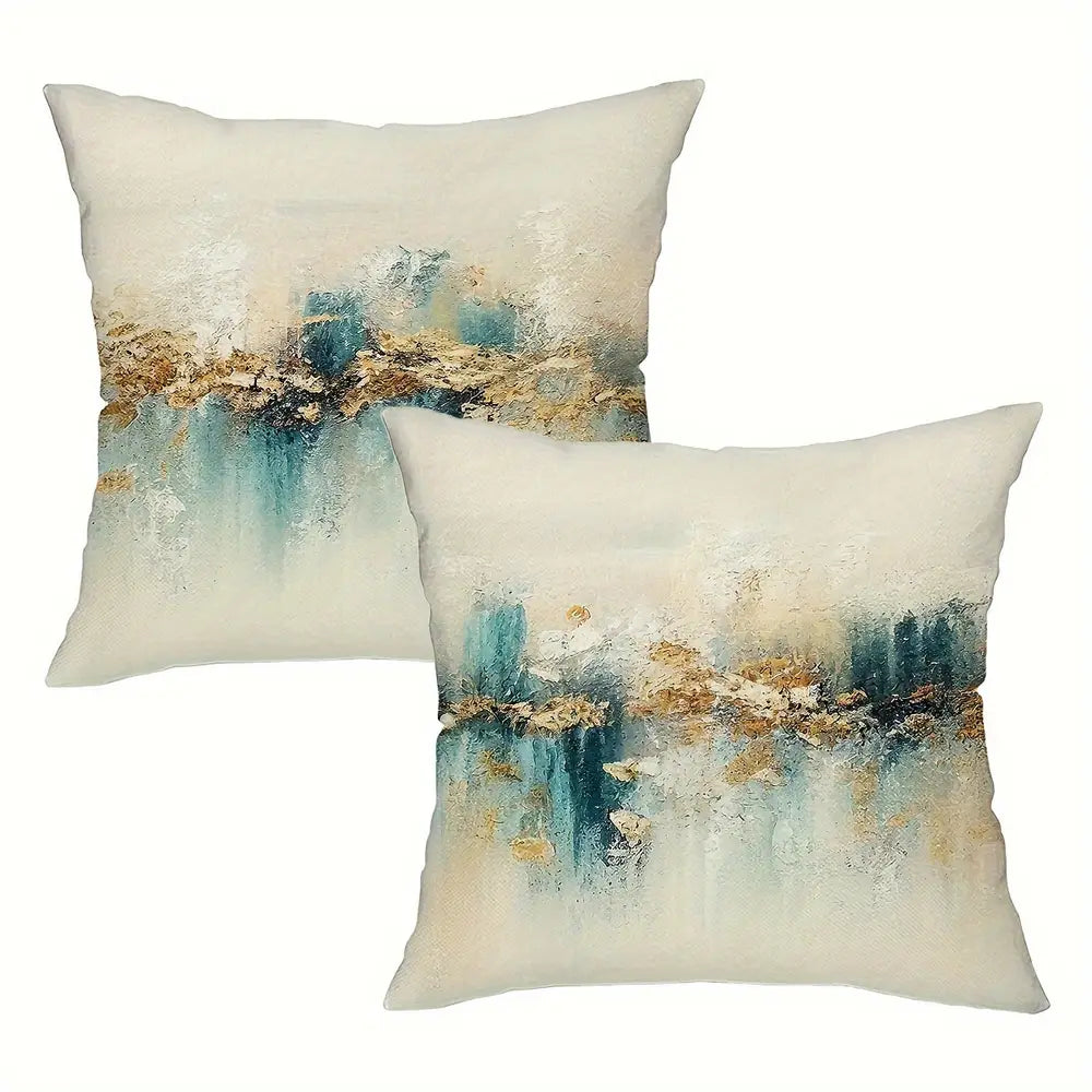 2pcs, Bohemian Abstract Art Throw Pillow Covers, 45cm x 45cm