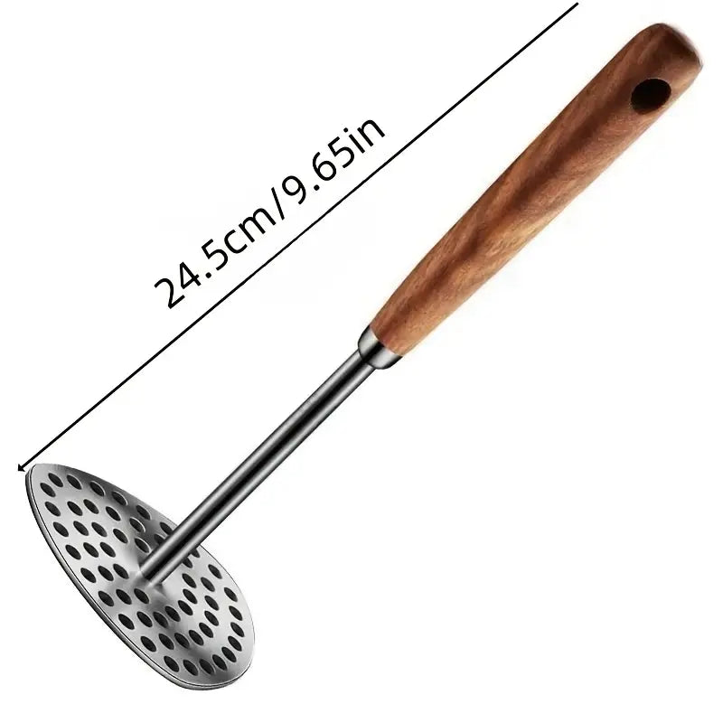 Stainless Steel Potato Masher – Heavy Duty Kitchen Tool, Easy to Clean