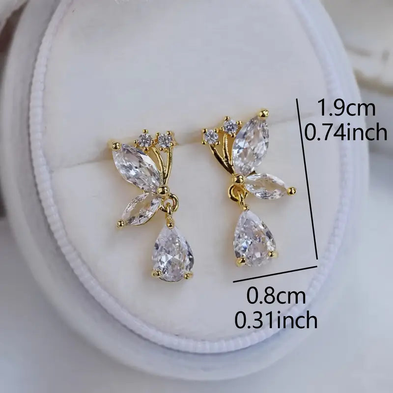 Dangle Drop Earrings - Sparkling Party Jewelry Gift