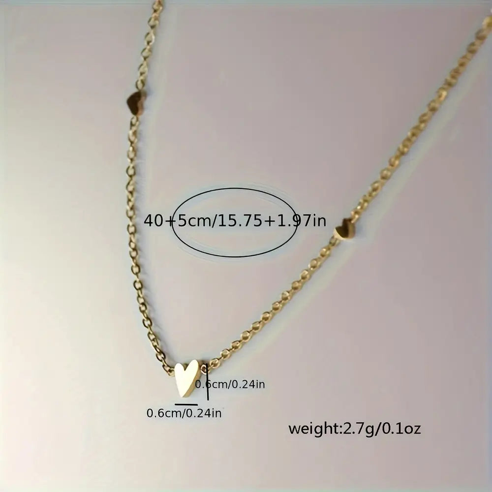 A Delicate And Minimalist Heart Necklace for Women
