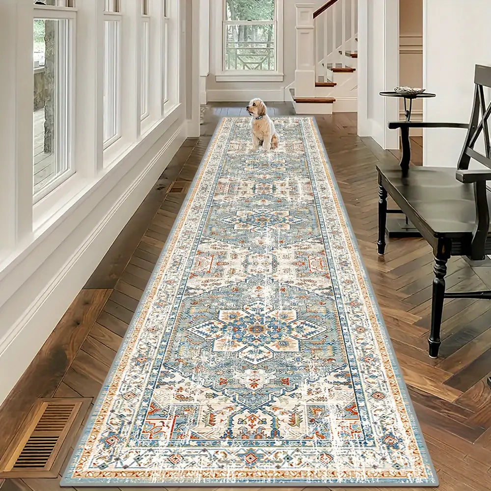 Crystal Velvet Bohemian Style Corridor Carpet