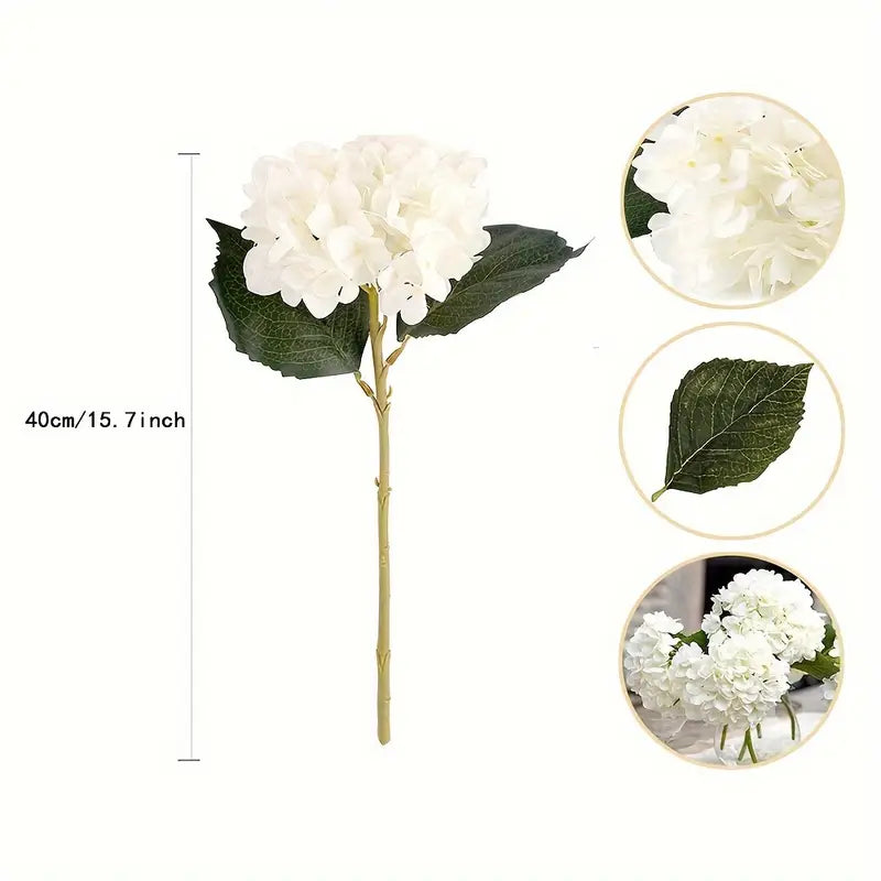 Artificial Hydrangea Flowers - Silk Wedding Bouquet Centerpieces