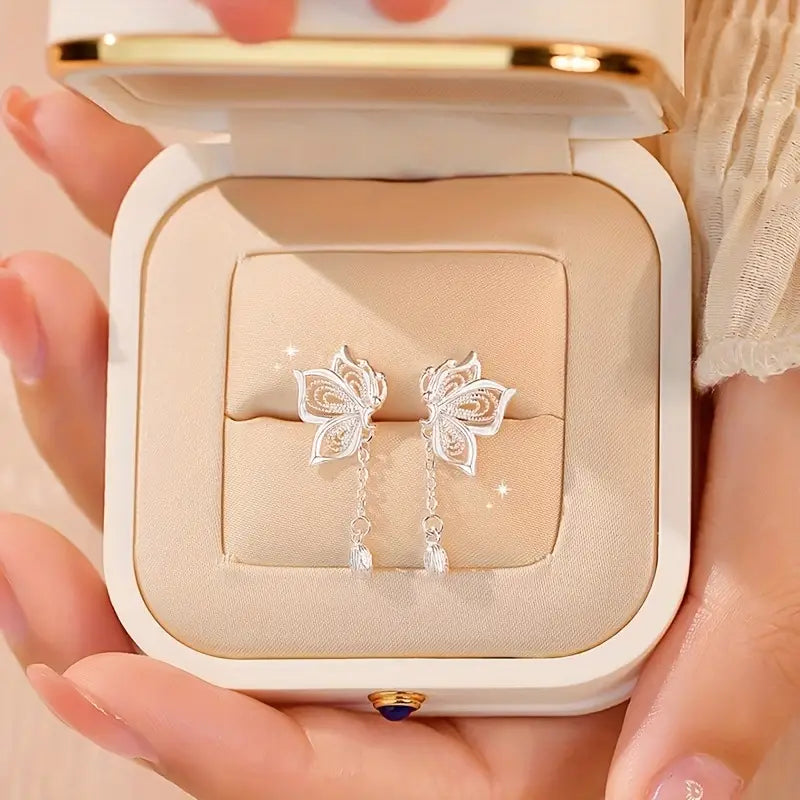 Hollow Dangle Earrings - Elegant Women's Jewelry