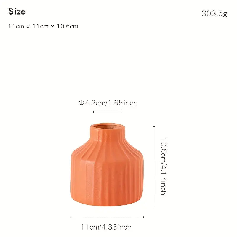Macaron Vase Set - Elegant Decorative Ornaments Storage