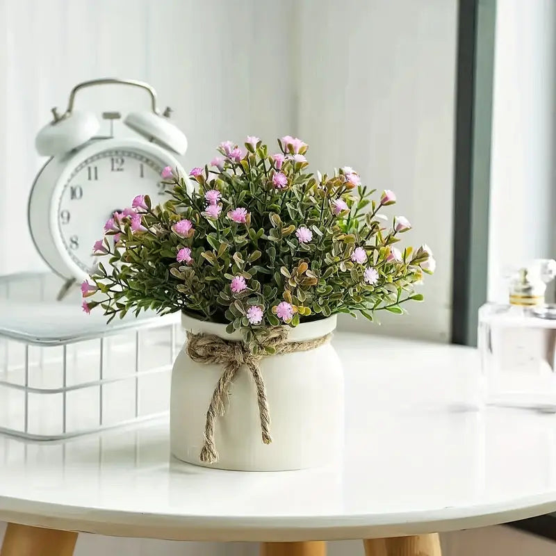 Artificial Lavender Plant - Macaron Pot - Indoor/Outdoor Decor