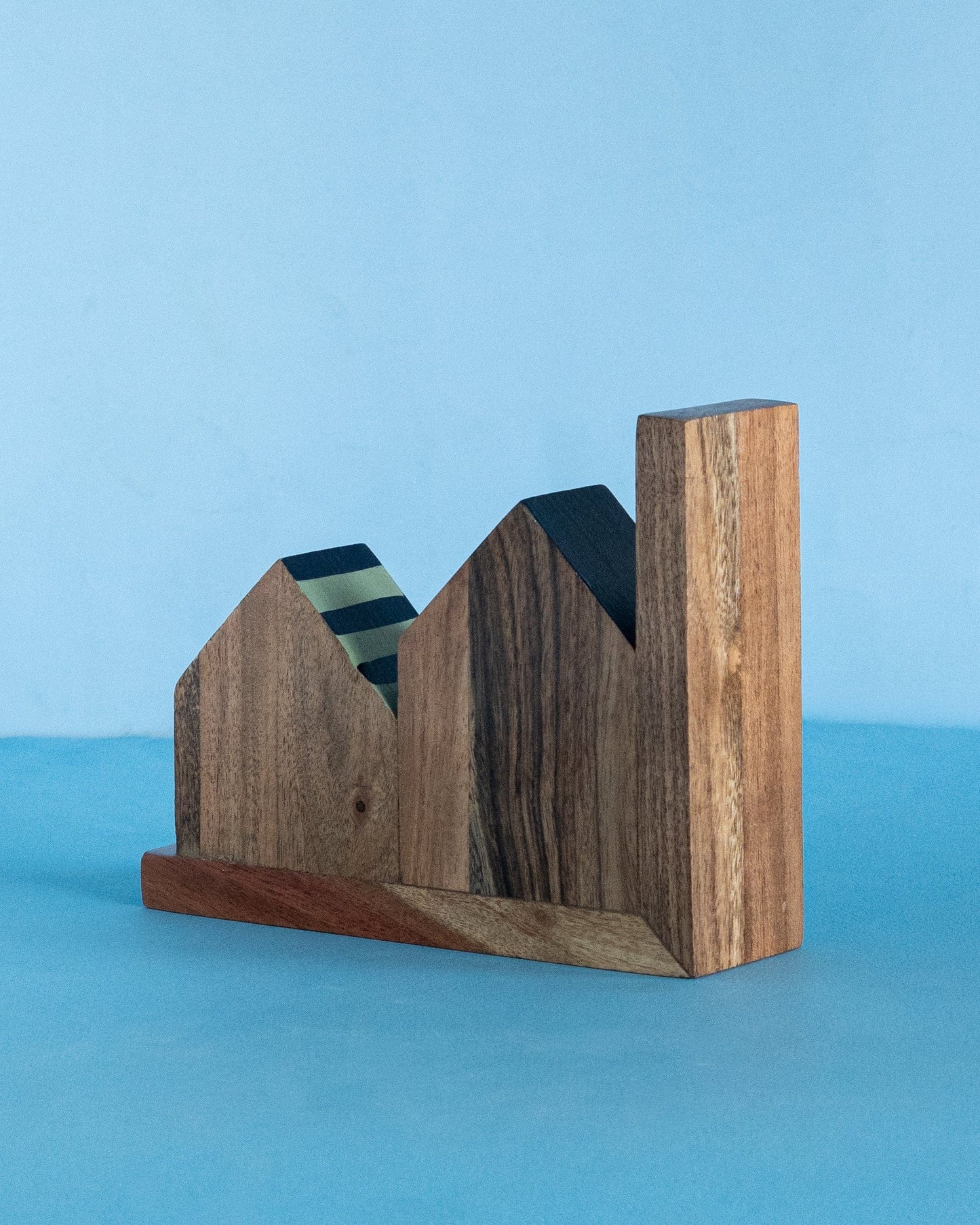Book Nook Hanpdainted Bookends - Set of 2
