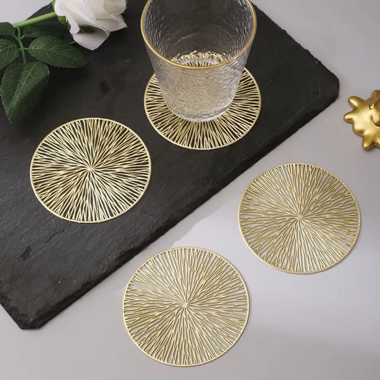 Set Of 6 Flower Pattern Coasters