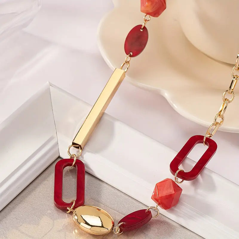 Bohemian Long Sweater Chain Necklace – Statement Jewelry for Parties & Dates