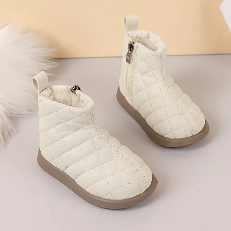 Baby Snow Boots | Soft Sole Fleece-Lined Winter Boots for Boys & Girls