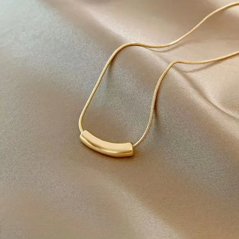 Stainless Steel Necklace Women - Geometric Pendant Jewelry