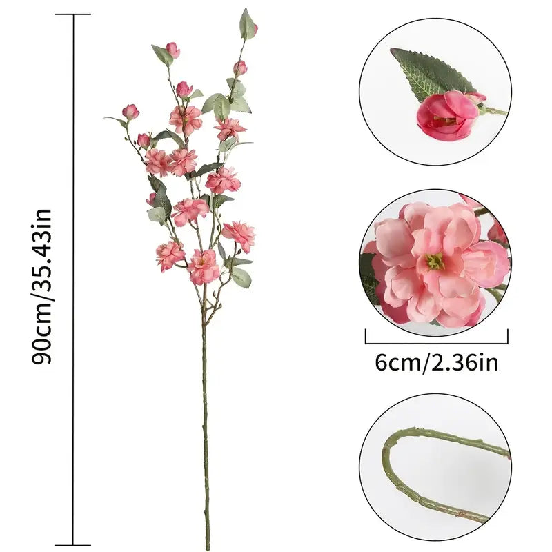 Silk Camellia Flowers - Wedding Home Decor Centerpieces