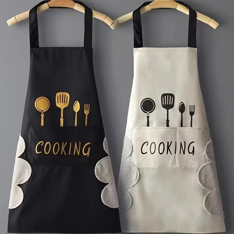 1 Multifunctional Kitchen Apron - Oil And Water Resistant