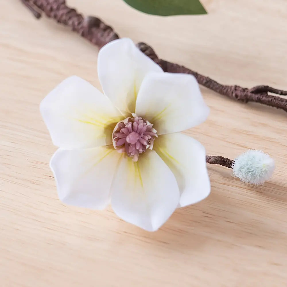1pc Magnolia with artificial branches 42cm home decoration