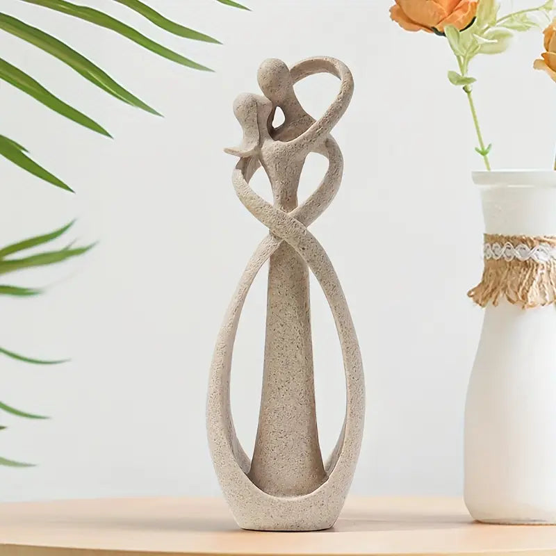 Couple Figurine Ornament - Sandstone Embrace - Valentine's Gift