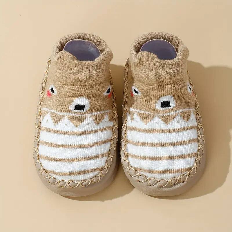Non-Slip Toddler Socks | Indoor & Outdoor Cotton Blend for Babies Under 12 Months