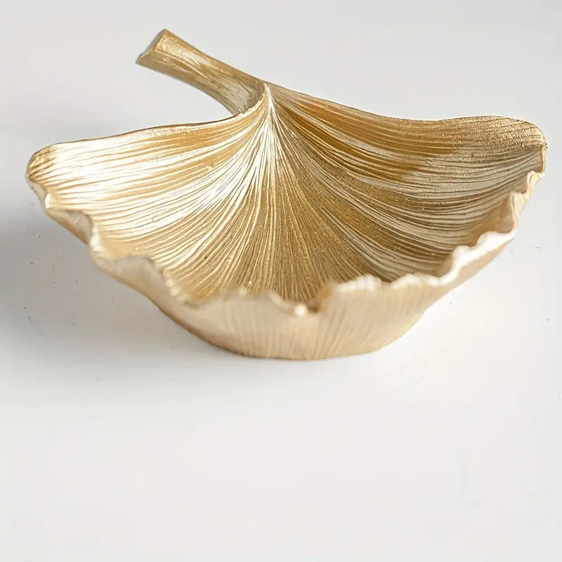 1pc Ginkgo Design Leaf Serving Tray