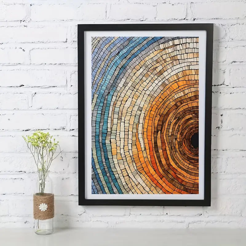Moderne abstracte canvaskunst - 30x48cm frameloze wandprint voor elke kamer