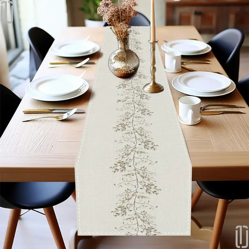 Spring Tree Table Runner – 183 cm Floral Table Decor for Kitchen & Holidays