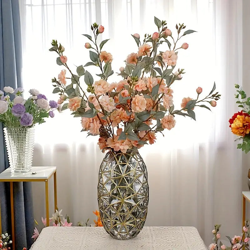 Silk Camellia Flower Branches - Wedding Home Decor