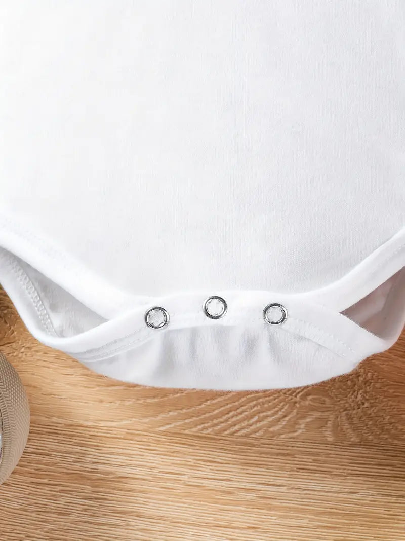 Body imprimé bébé fille | Grenouillère à manches courtes en coton doux pour nourrissons