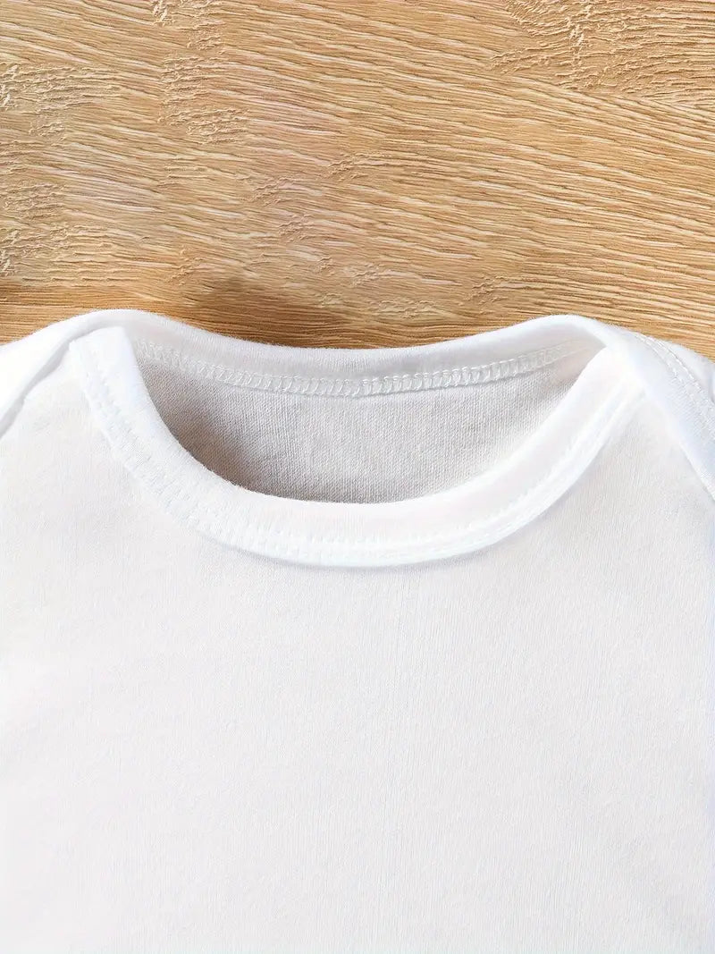 Body imprimé bébé fille | Grenouillère à manches courtes en coton doux pour nourrissons