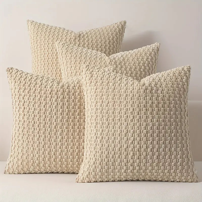 Fleece Office Chair Cushion Cover Set - Double Sided, Washable