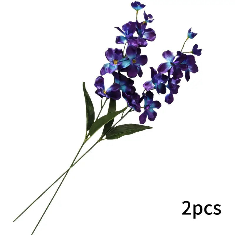 Purple Orchid Artificial Flower Arrangement - Home Decor, Gift