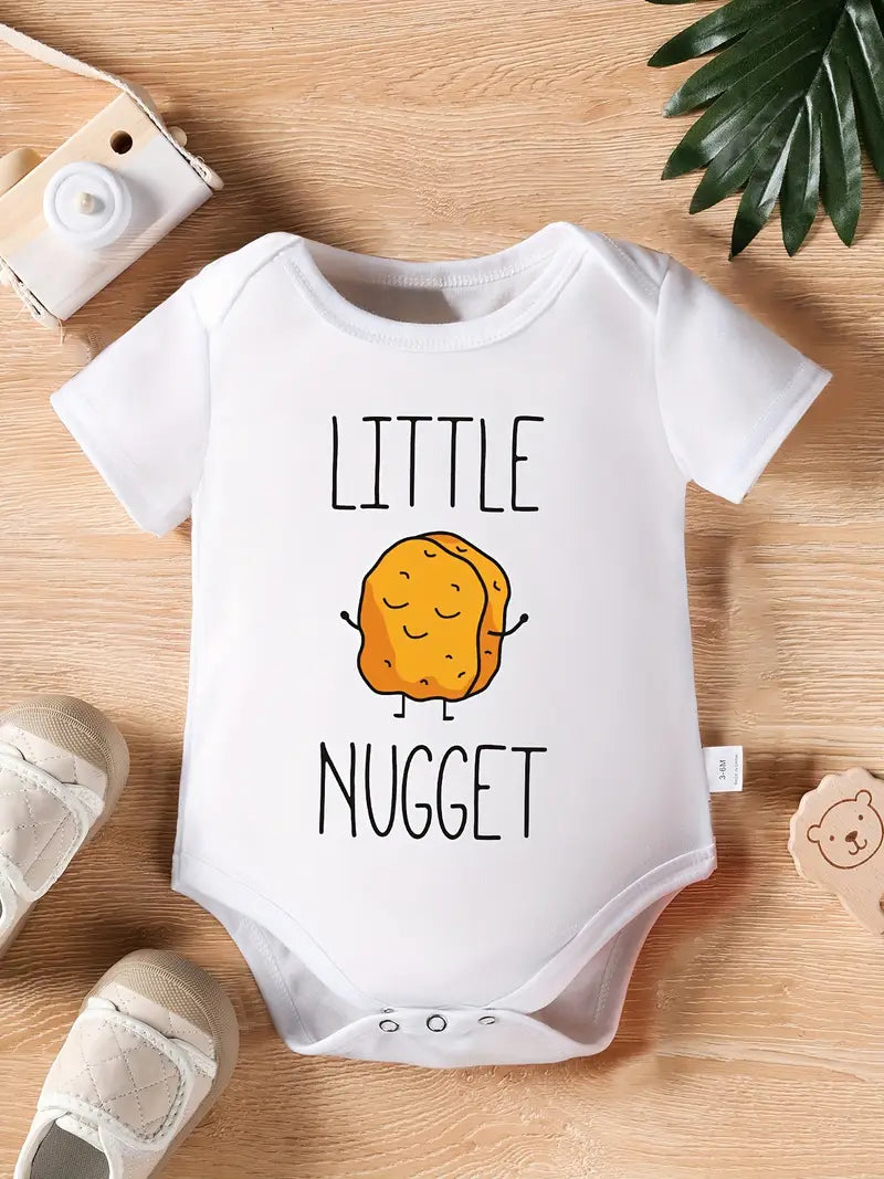 Body imprimé bébé fille | Grenouillère à manches courtes en coton doux pour nourrissons