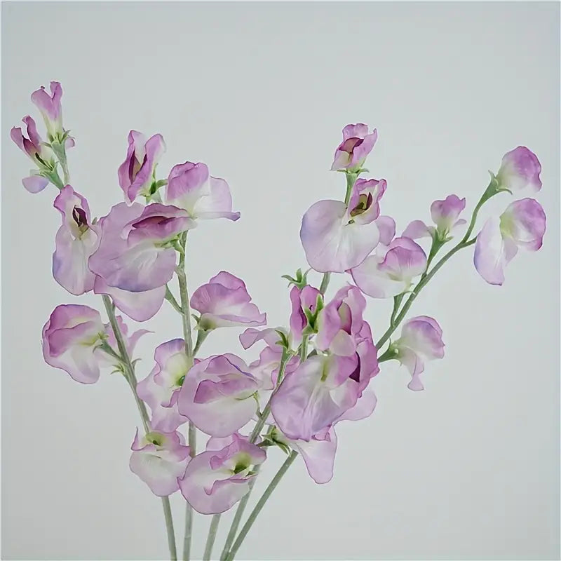 Artificial Sweet Pea Flowers - Wedding Bouquet Centerpiece Decor