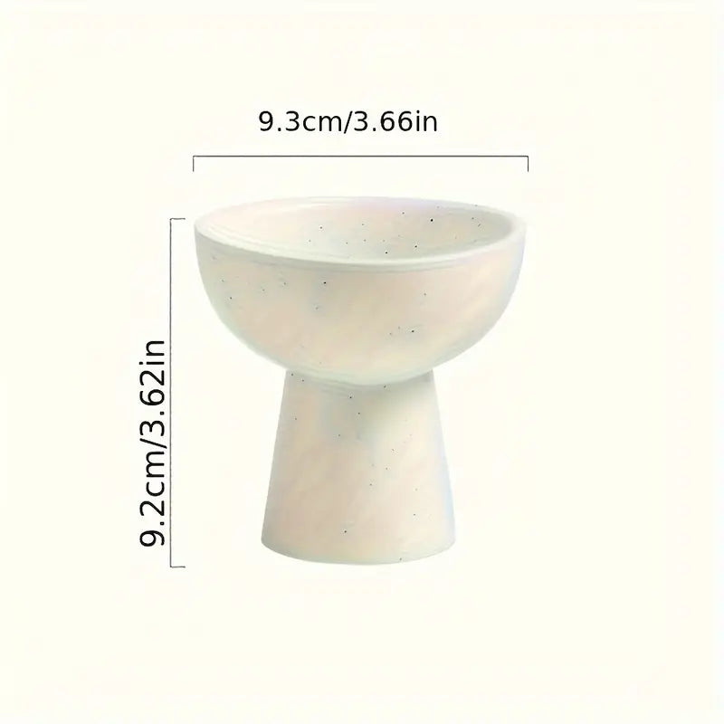 Vintage Ceramic Dessert Bowl – Elevated Microwave-Safe Treat Cup