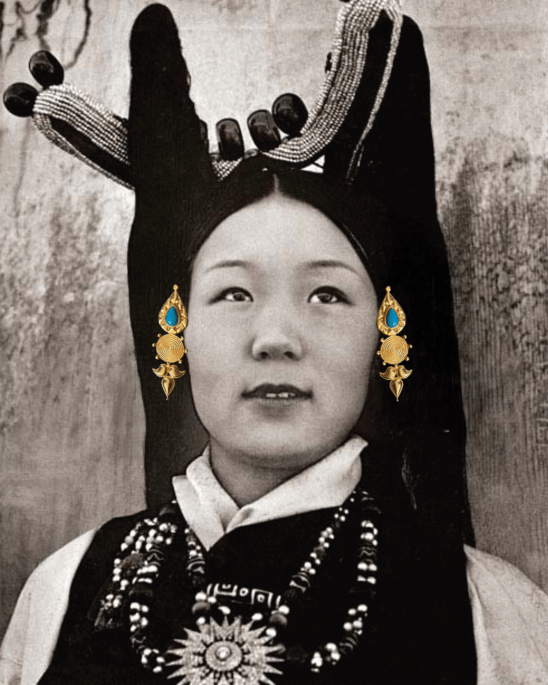 Na-gyen Akor | Akor Earcuffs – Turquoise