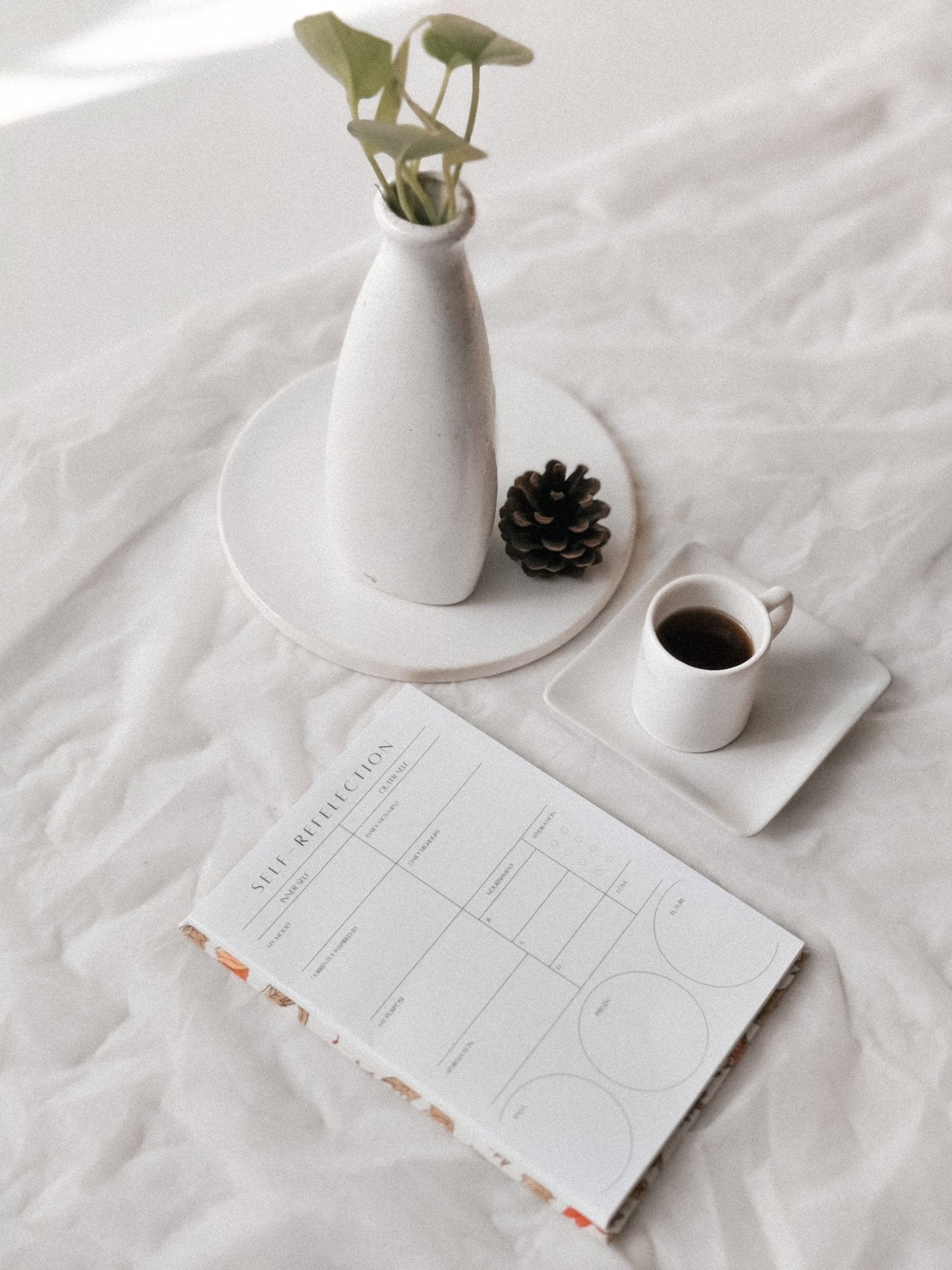 Writing Pad For Self Reflection - Mental Wellbeing Focus