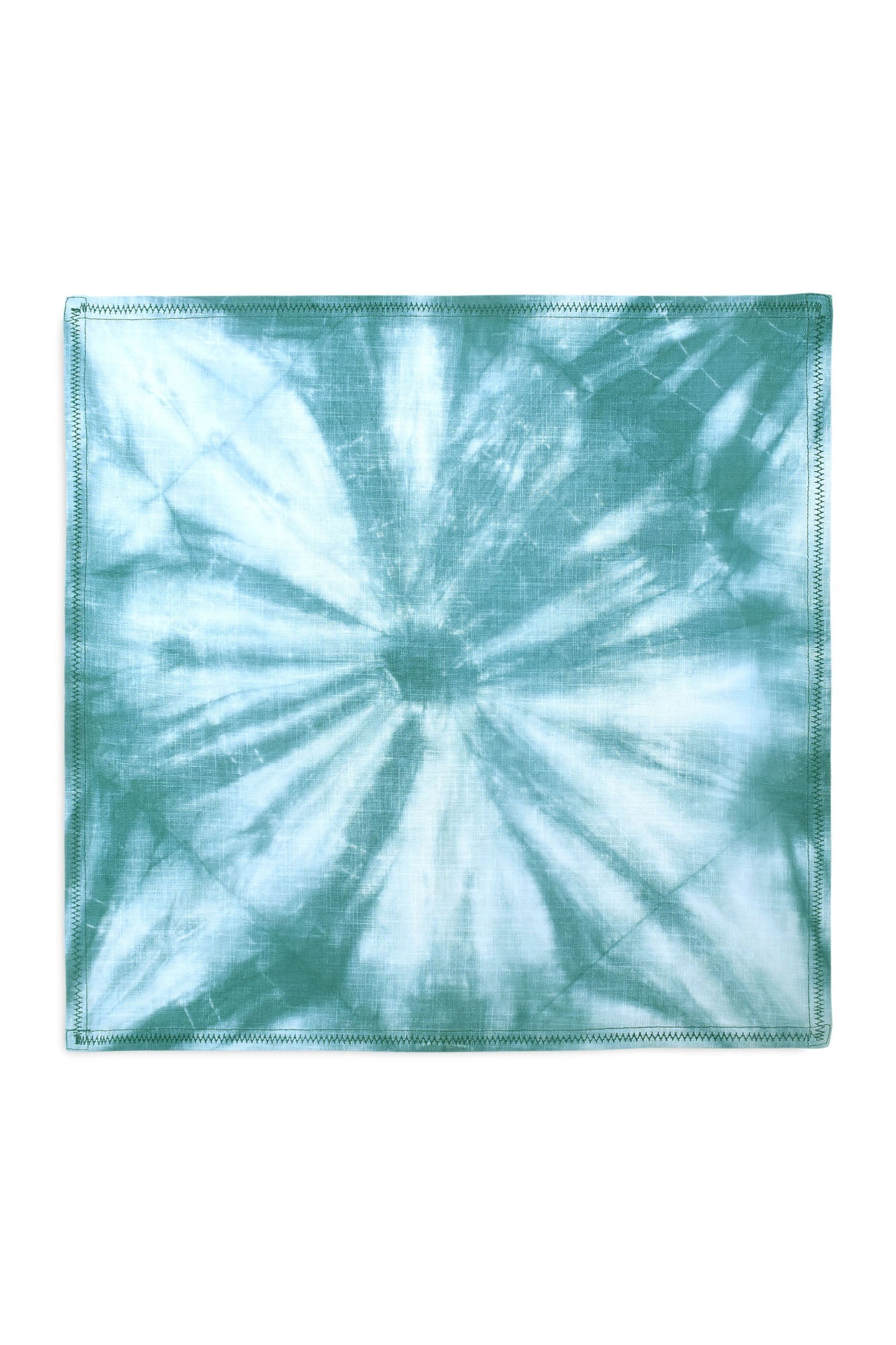 Linen-Cotton Napkins Tie-Dye Sea Green - Set of 2
