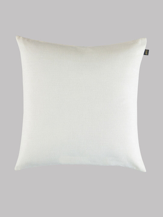 Set of 2 - Embroidered Accent Pillow Covers – Home Furnishings – Premium Cotton, Floral Stitching – 40x40 cm