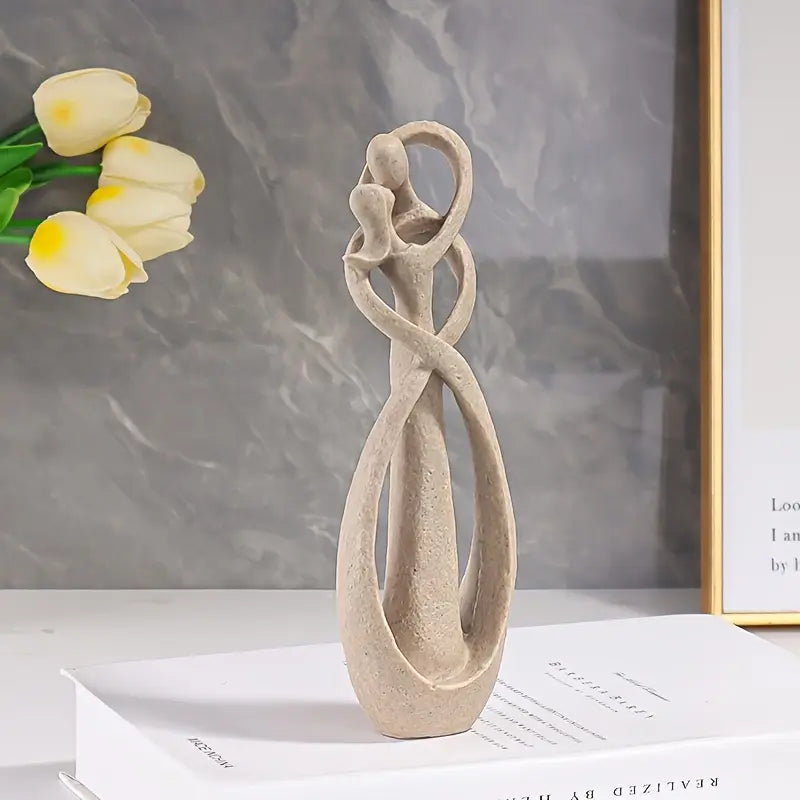 Couple Figurine Ornament - Sandstone Embrace - Valentine's Gift