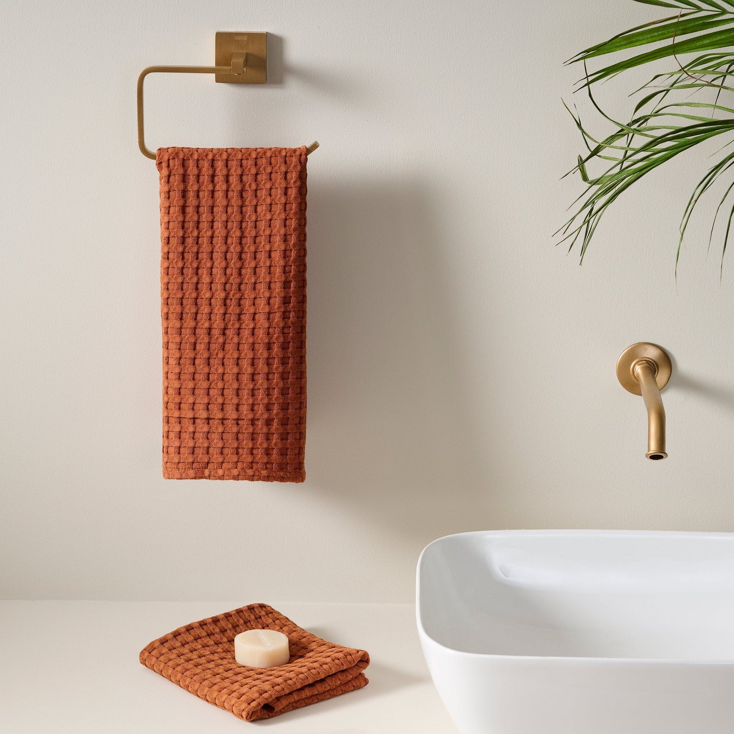 Cotton Bamboo Waffle Towel - Increased Absorbency