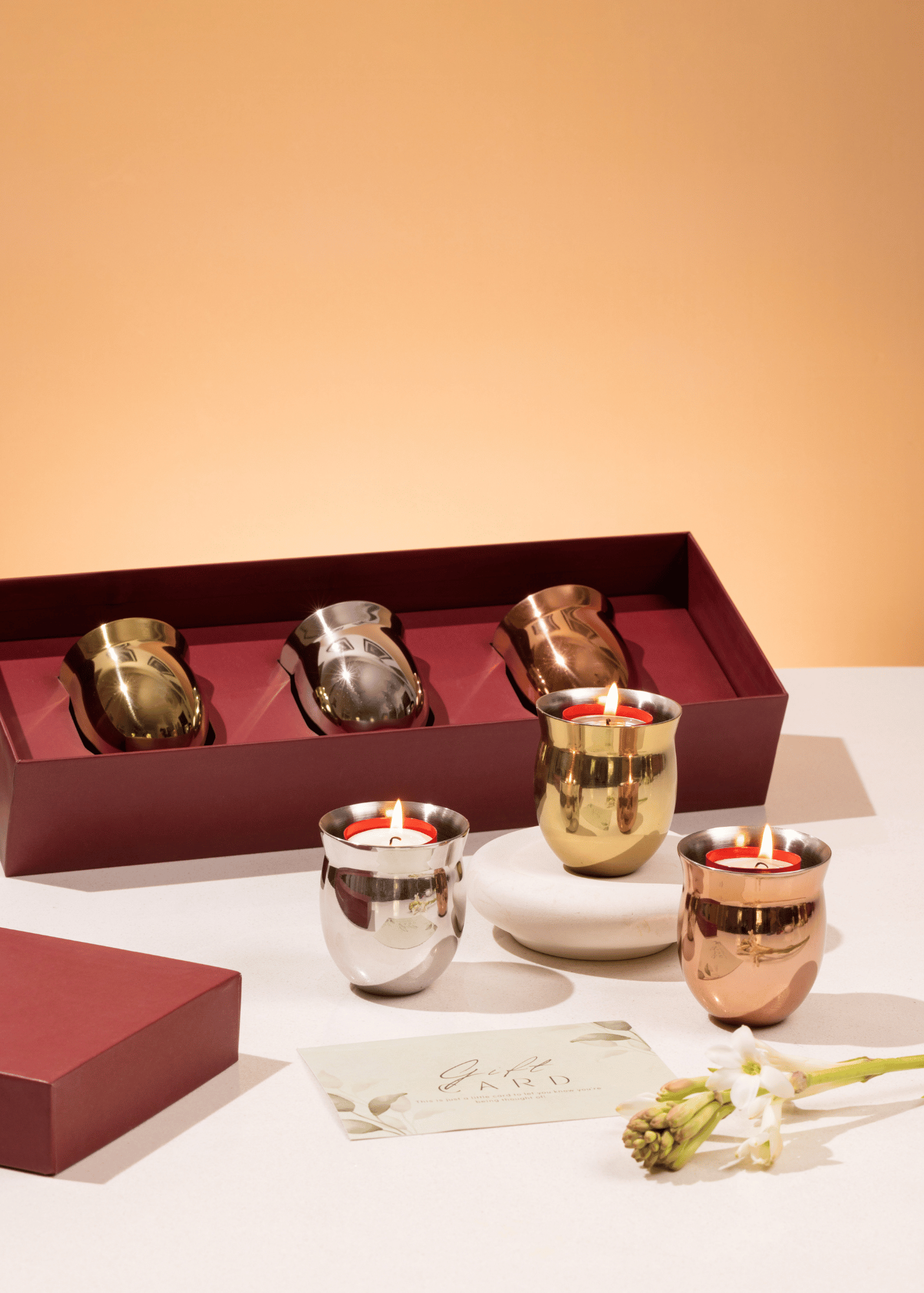 Shikora Tea Light Holders - Set of 3
