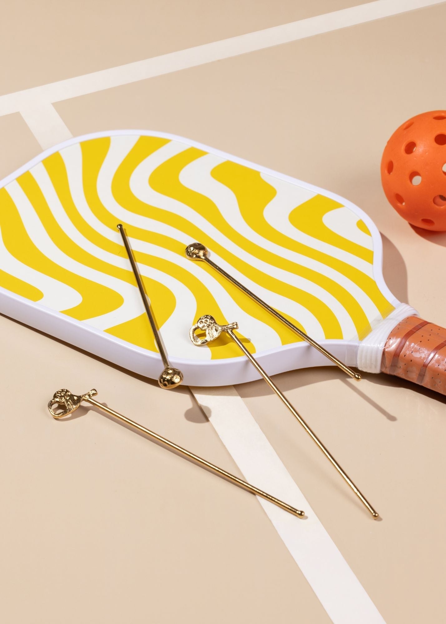 Court-Side Cocktail Stirrers
