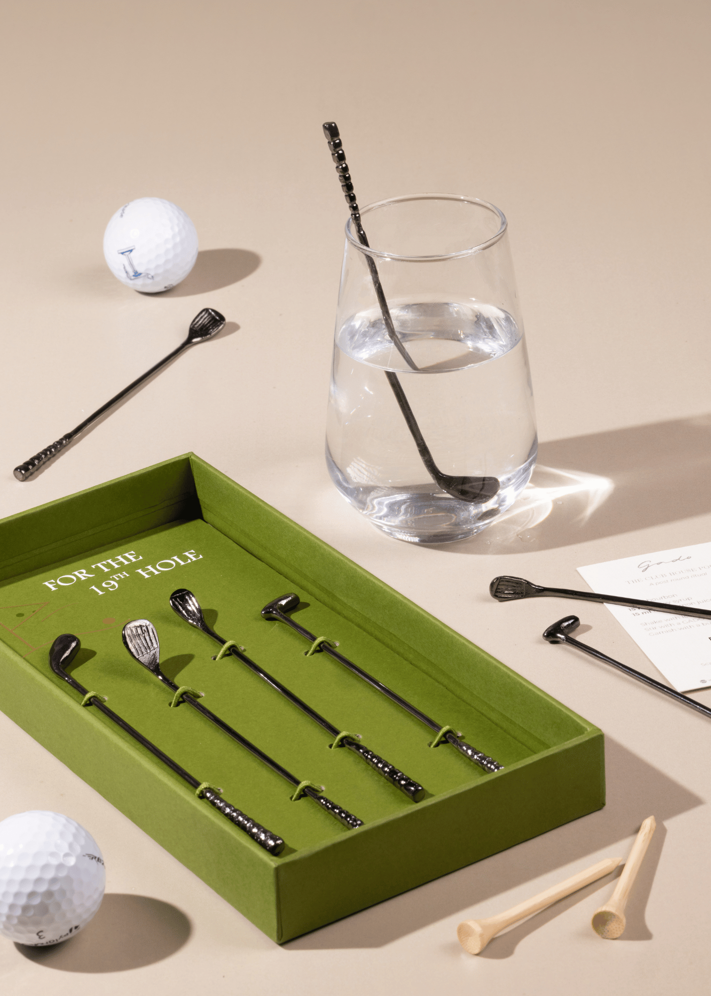 Tee-Time Cocktail Stirrers