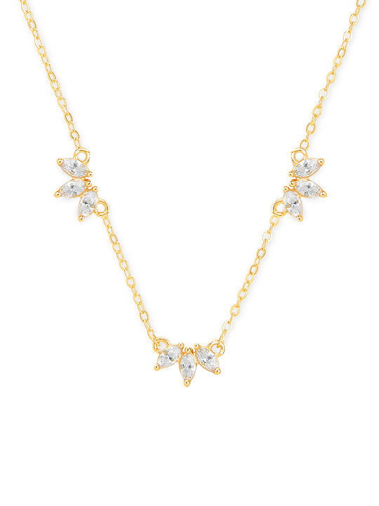 Fashion Neckpiece – Jewellery Accessory – Plated Metal – Lobster Clasp Fastening