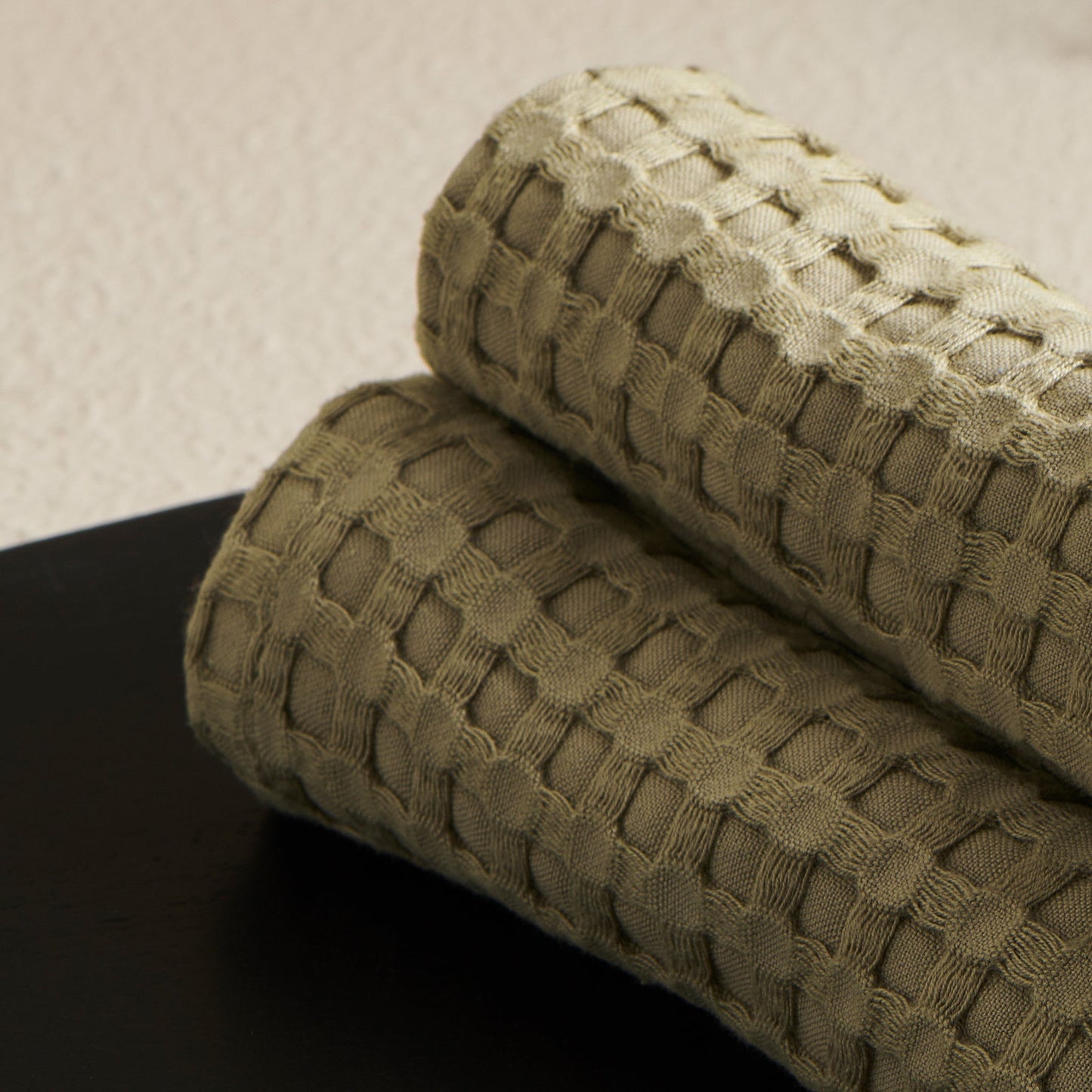 Cotton Bamboo Face Towel Waffle - Eco-Friendly
