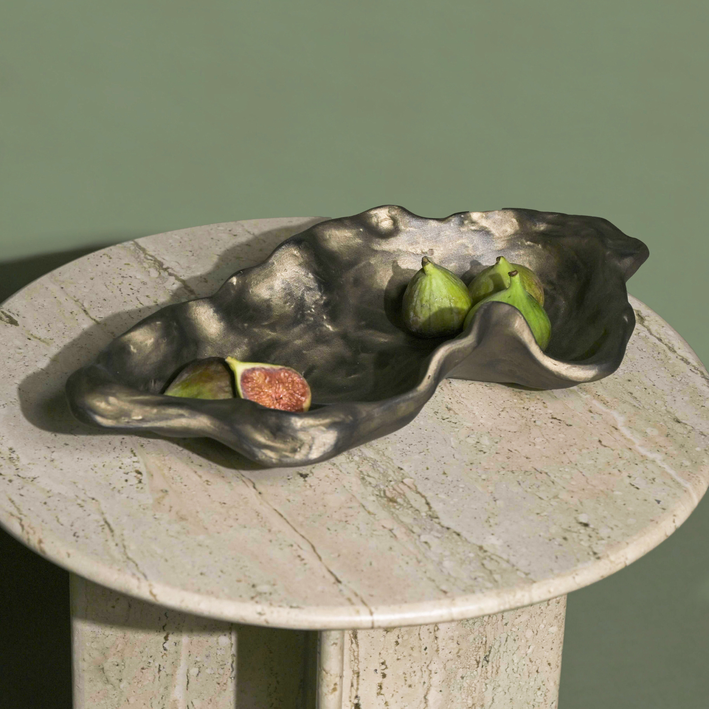 Marble Dust Serving Bowl - Two Sizes, Food-Safe